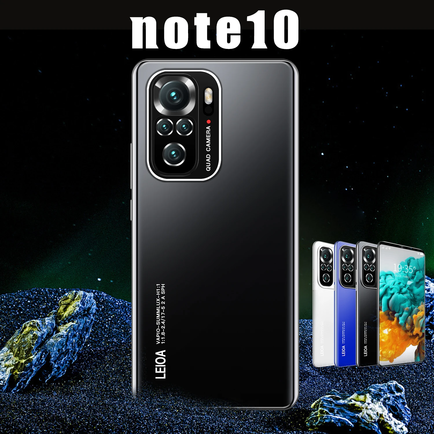 

Note 10 Global 5G LTE Bands Face ID 8+128GB Flash Memory 4800mAh Big Screen Dual SIM+microSD 24+48MP 10Core Processor MTK6595