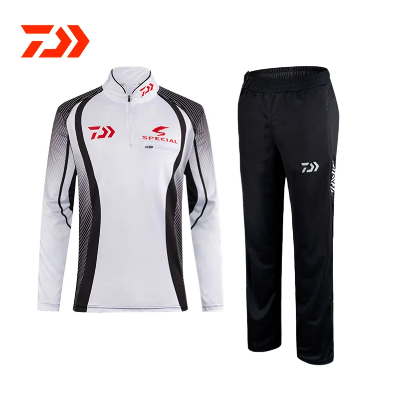 

2021 Daiwa Summer Fishing Suit Sports Outdoor Fishing Shirts Breathable Perspiration Fishing Set Quick-drying Fishing Clothing