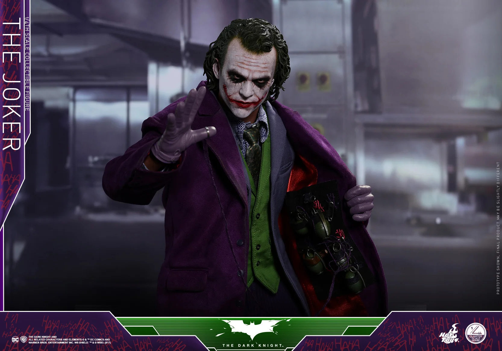 HT HOTTOYS QS010 1/4 Бэтмен Темный рыцарь Джокер Хит Леджер нормальная версия Коллекция фигурка для фанатов подарок на праздник