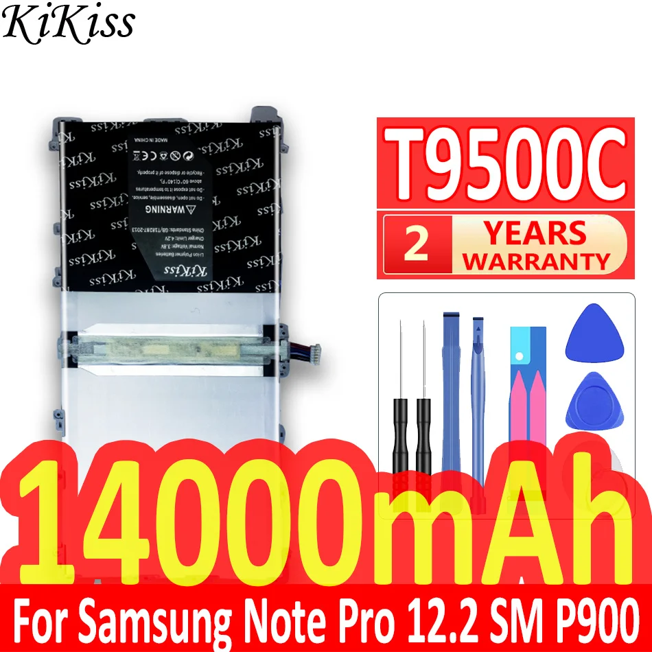 Аккумулятор для Samsung Galaxy Note Pro 14000 SM P900 P901 P905 T9500C T9500E T9500U T9500K T9500C, литий-ионный полимерный аккумулятор для планшетов Samsung Galaxy Note Pro 12,2