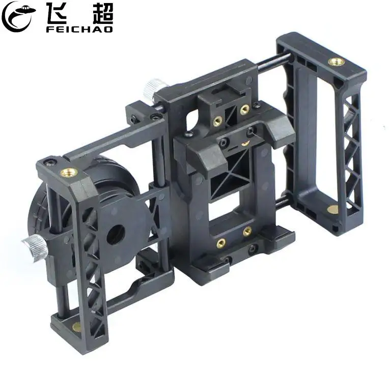 

BGNing Handheld Phone Stabilizer Frame Stand Video Vlog Photography Stand Universal Phone Cage with 37mm Wide-angle/Macro Lens