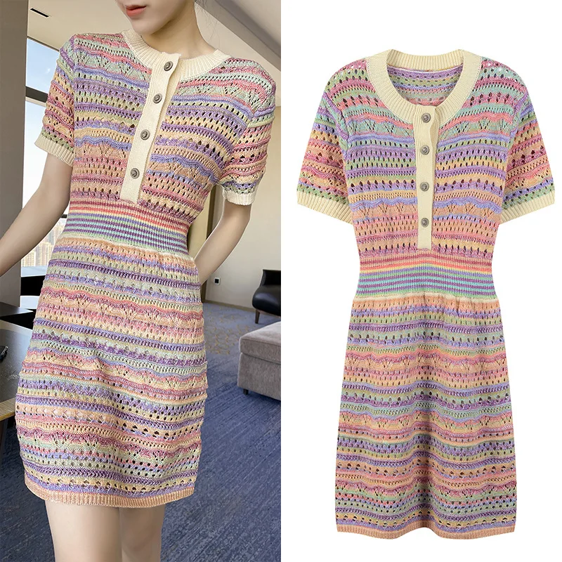 

Vetement Femme 2021 Robe Longue Pull Robe Femme Sweater Dress Runway Dress 2021 Celebrity Dresses Fall Dress Designer Clothes