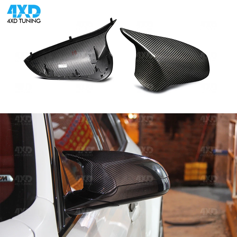 Водонепроницаемая накладка на зеркало автомобиля из сухого углеродного волокна