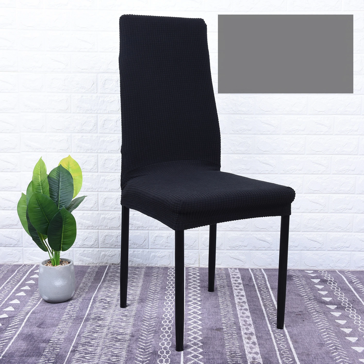 Очень узкая задняя клетчатая флисовая утолщенная семейная обеденная накидка на