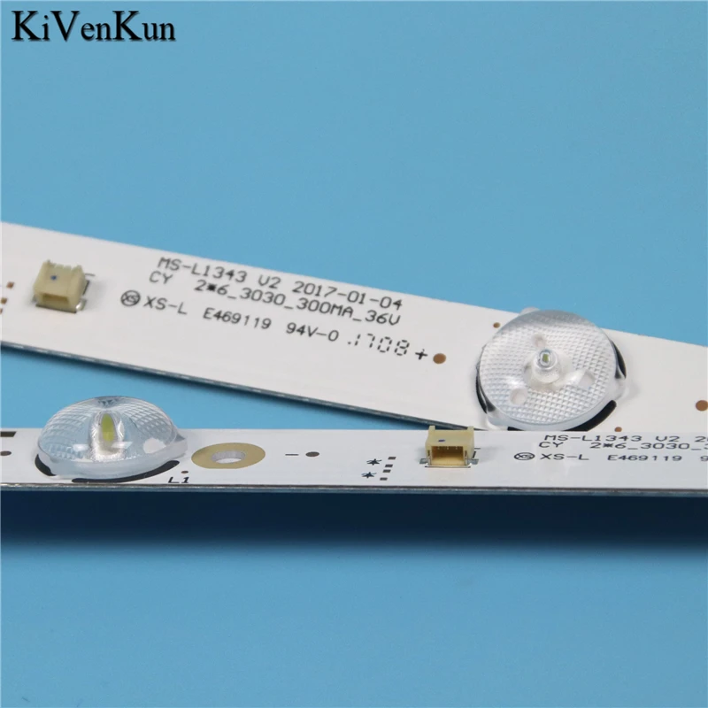 ТВ s светодиодная лента подсветка для Сатурна LED32HD500U LED32HD800UST2 32 &quotLED бары MS L1343 V2