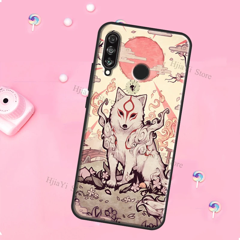 Чехол Kitsune Fox Art для Huawei Honor Magic 5 Lite X8 X9 X8a X9a 50 70 P20 P30 P40 P50 P60 Pro P Smart 2019 |