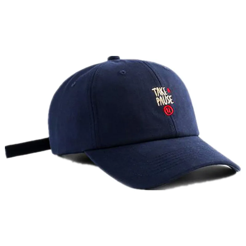 

Бейсболка с Вышивкой Букв для мужчин и женщин, хлопок, Регулируемая Кепка, 15