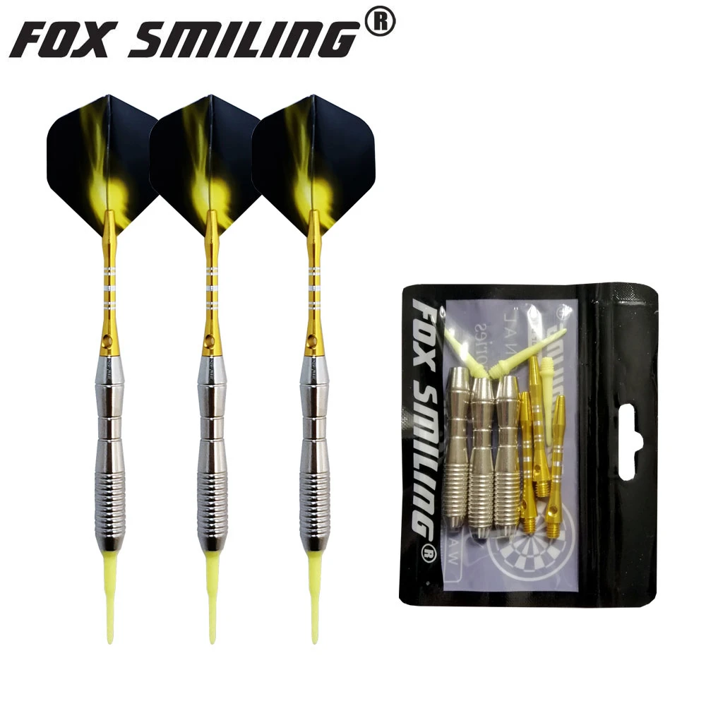Фокс Smiling 3 шт. 18 г профессиональные электрические Дартс с мягким наконечником и