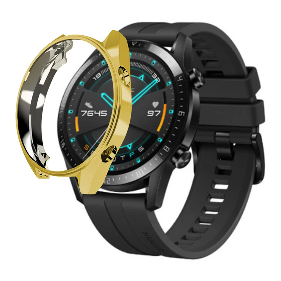 Для huawei Watch GT 2 чехол с мягким покрытием ТПУ защитный чехол для часов рамка оболочка протектор кожи для huawei GT 46 мм аксессуар