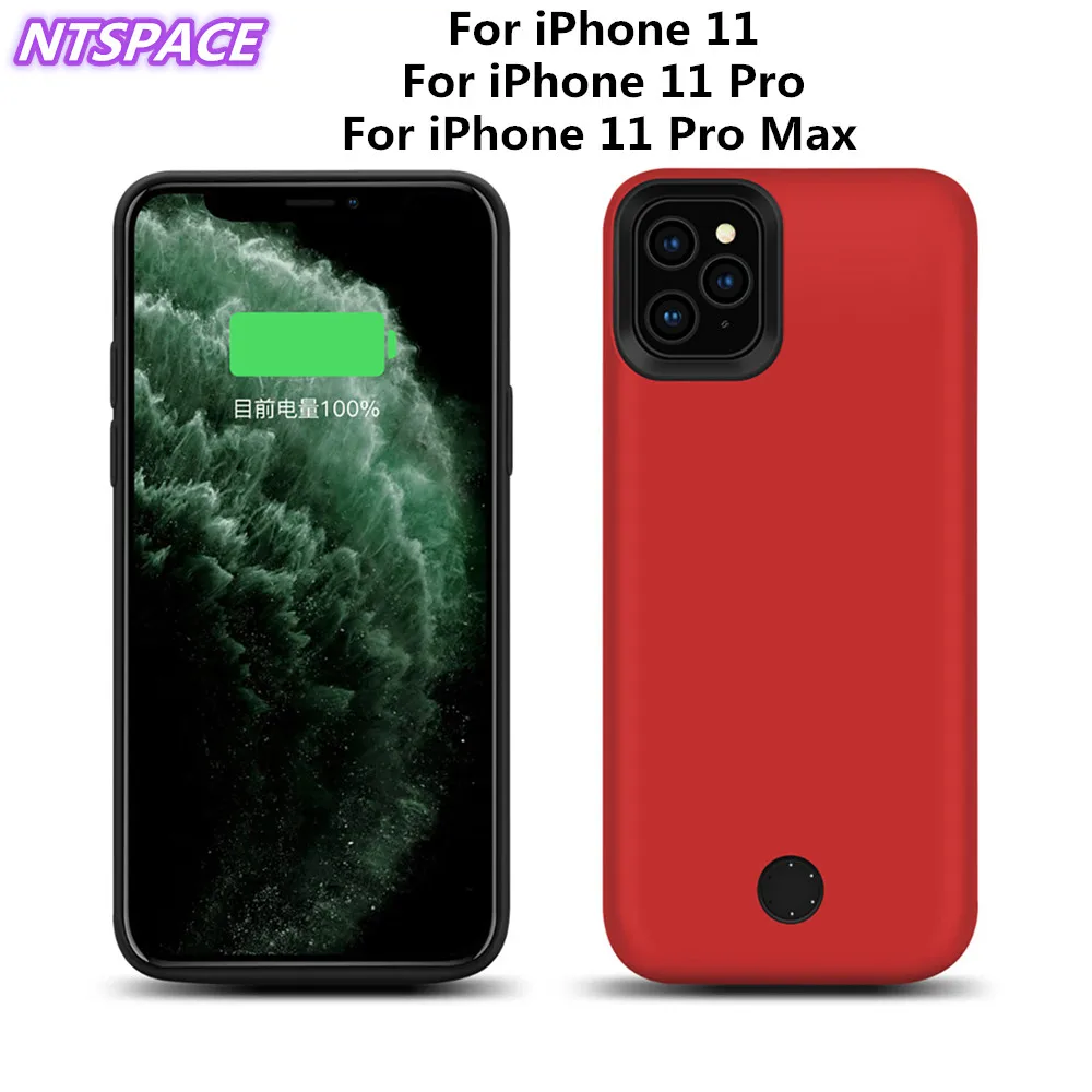 

Portable PowerBank For iPhone 11/iPhone 11 Pro MAX Extended Phone Battery Case For iPhone 11Pro Shockproof Battery Charger Cover