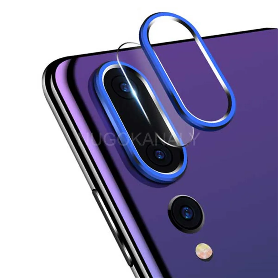 Для huawei P30 P20 mate 20 20X Pro Honor 20i Nova 5 4 защитная пленка для задней камеры закаленное стекло+ металлическое защитное кольцо