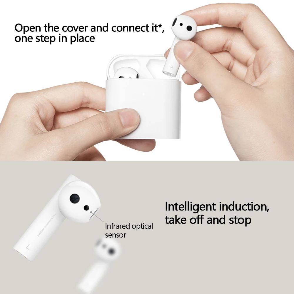 Xiaomi Airdots Pro 2 Mi True беспроводные наушники Air TWS с шумоподавлением LHDC двойным