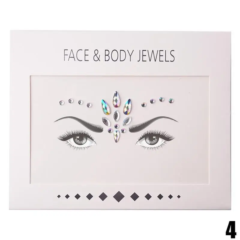 DIY наклейки для лица легко управляемые Стразы с драгоценными камнями горячая