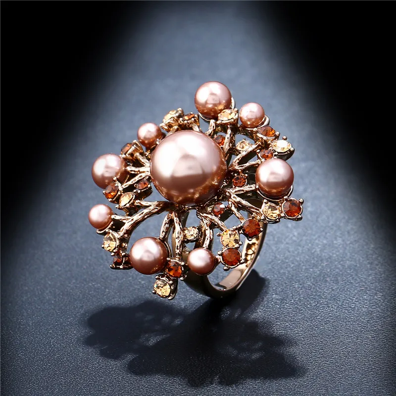 KCALOE с серыми искусственными кристаллами Стразы Изящные титановые Золотые