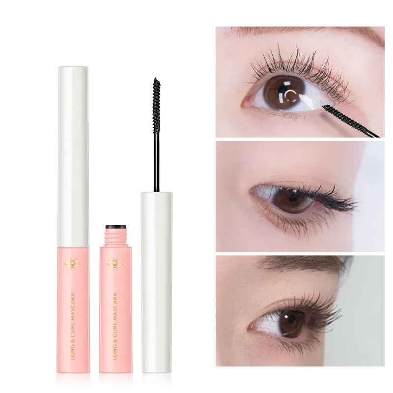 

1Pc Ultra-fine Mascara Waterproof Non-smudge Natural Thick Curling Long-lasting Black Brown Eye Lashes Cosmetics Makeup TSLM1