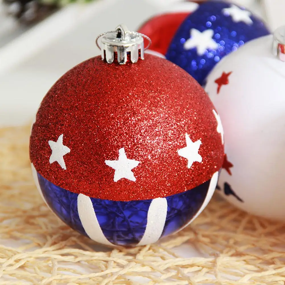 

Hanging Decorations 6Pc Independence Day Decoration Hanging Ball Pendant Gift Ornaments Home Decor
