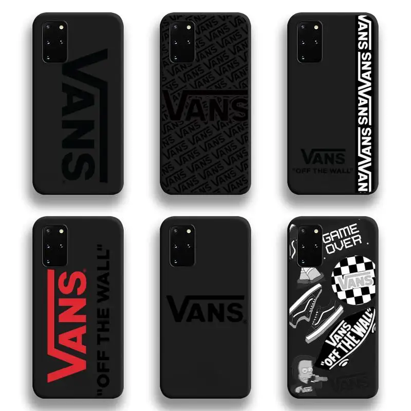 

Luxury Skateboard Brand VANS Phone Case For Samsung Galaxy S21 Plus Ultra S20 FE M11 S8 S9 plus S10 5G lite 2020