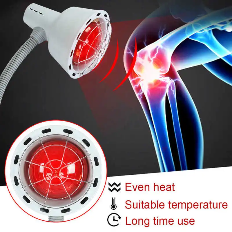 

275W Infrared Light Heating Therapy Lamp Muscle Pain Cold Re