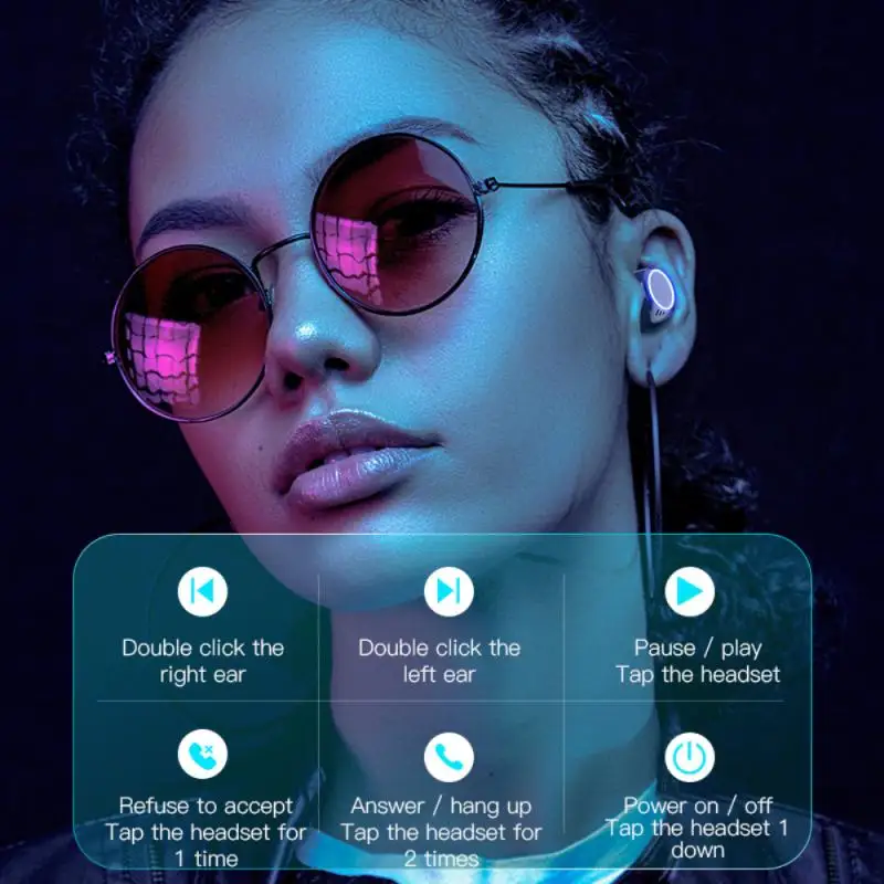 Беспроводные наушники-вкладыши с зарядным футляром 3500 мАч | Электроника
