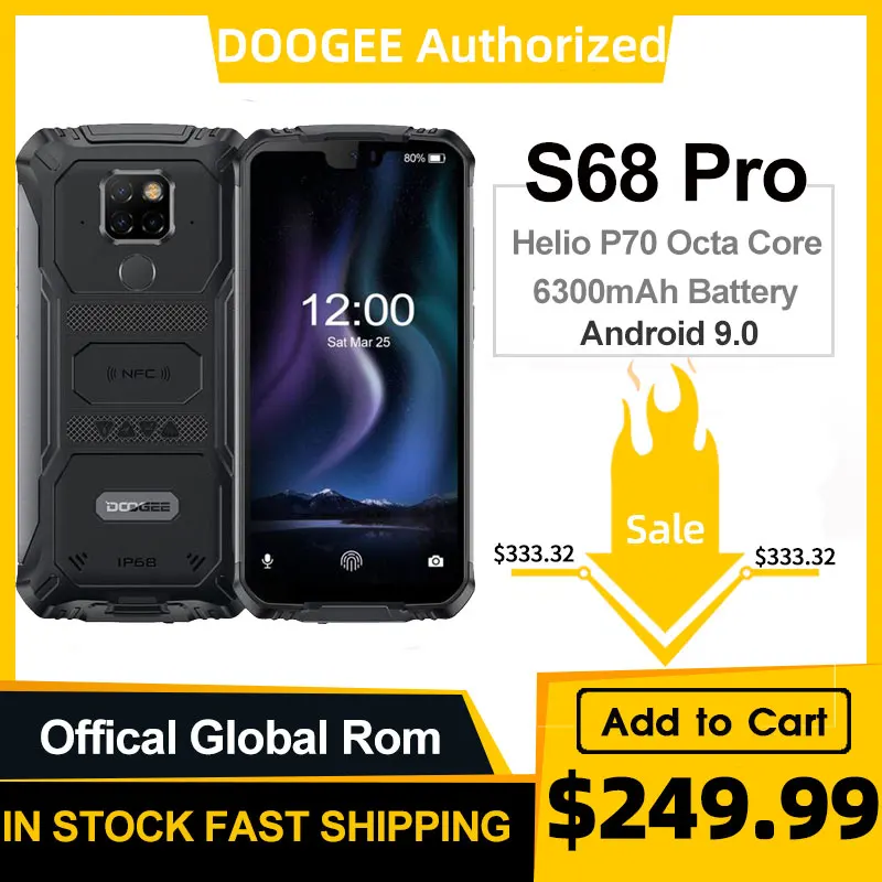 Смартфон DOOGEE S68 Pro 6+128ГБ|Смартфоны| |