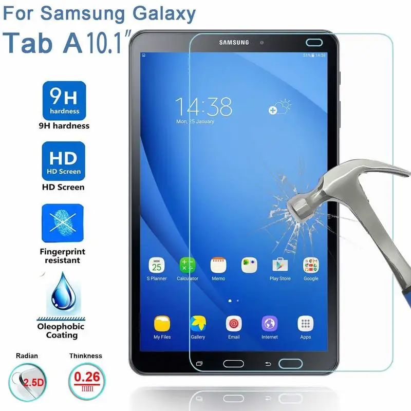 Закаленное HD стекло для Samsung Galaxy Tab A A6 10 1 2016 Защита экрана дюйма искусственное