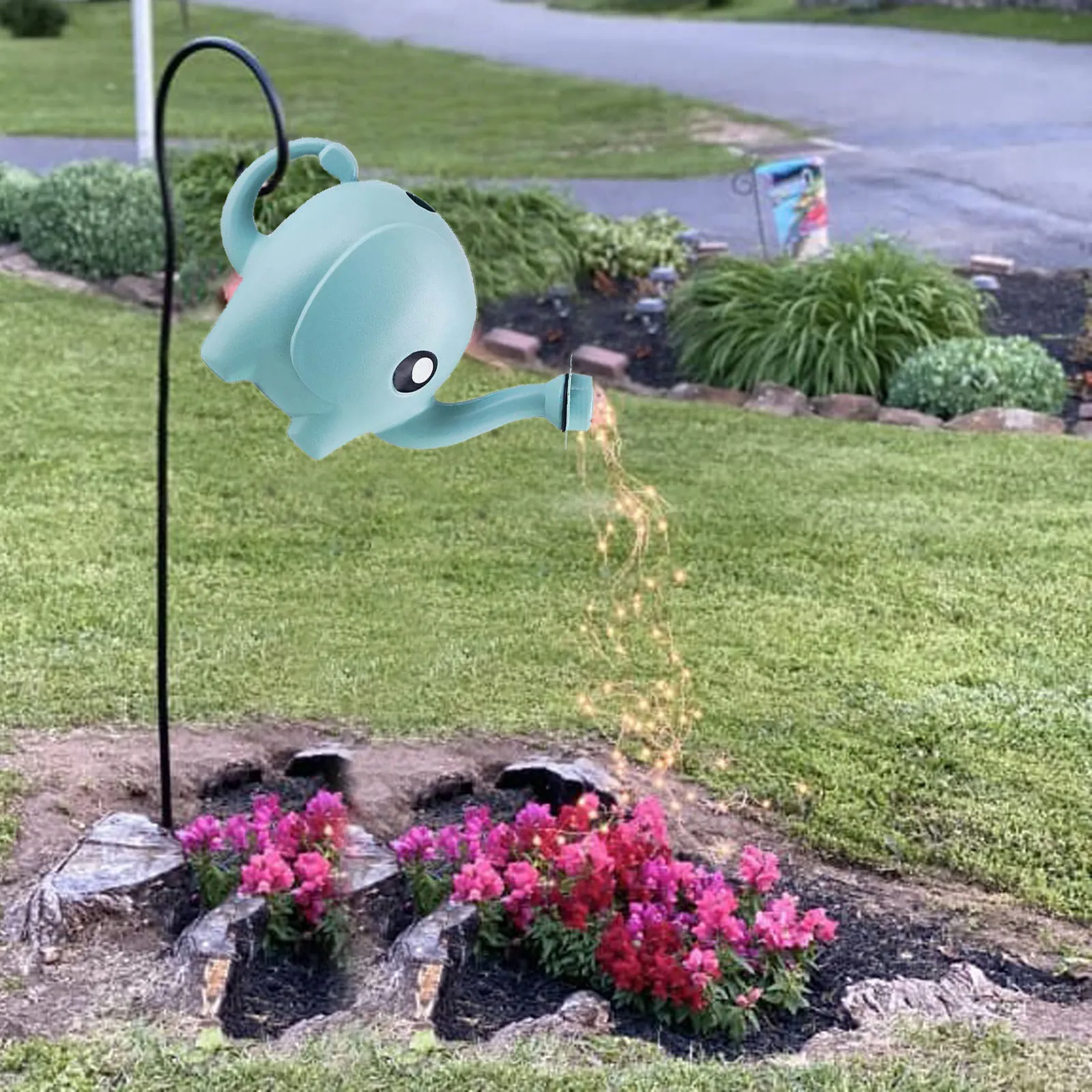 

Star Type Shower Watering Can Light Garden Art Sprinkler Design Night Landscape Lighting Decoration Outdoor Gardening Lawn Lamp