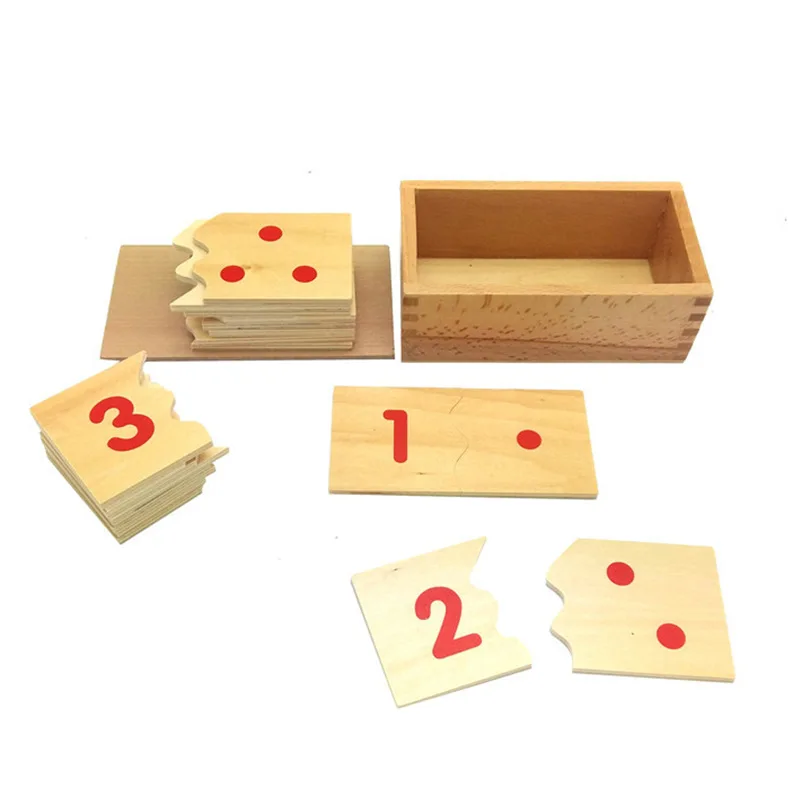Baby Toy Wooden Montessori Cognitive Cards Number Counting Math Game Educational For Kids Early Childhood Preschool Training | Игрушки и