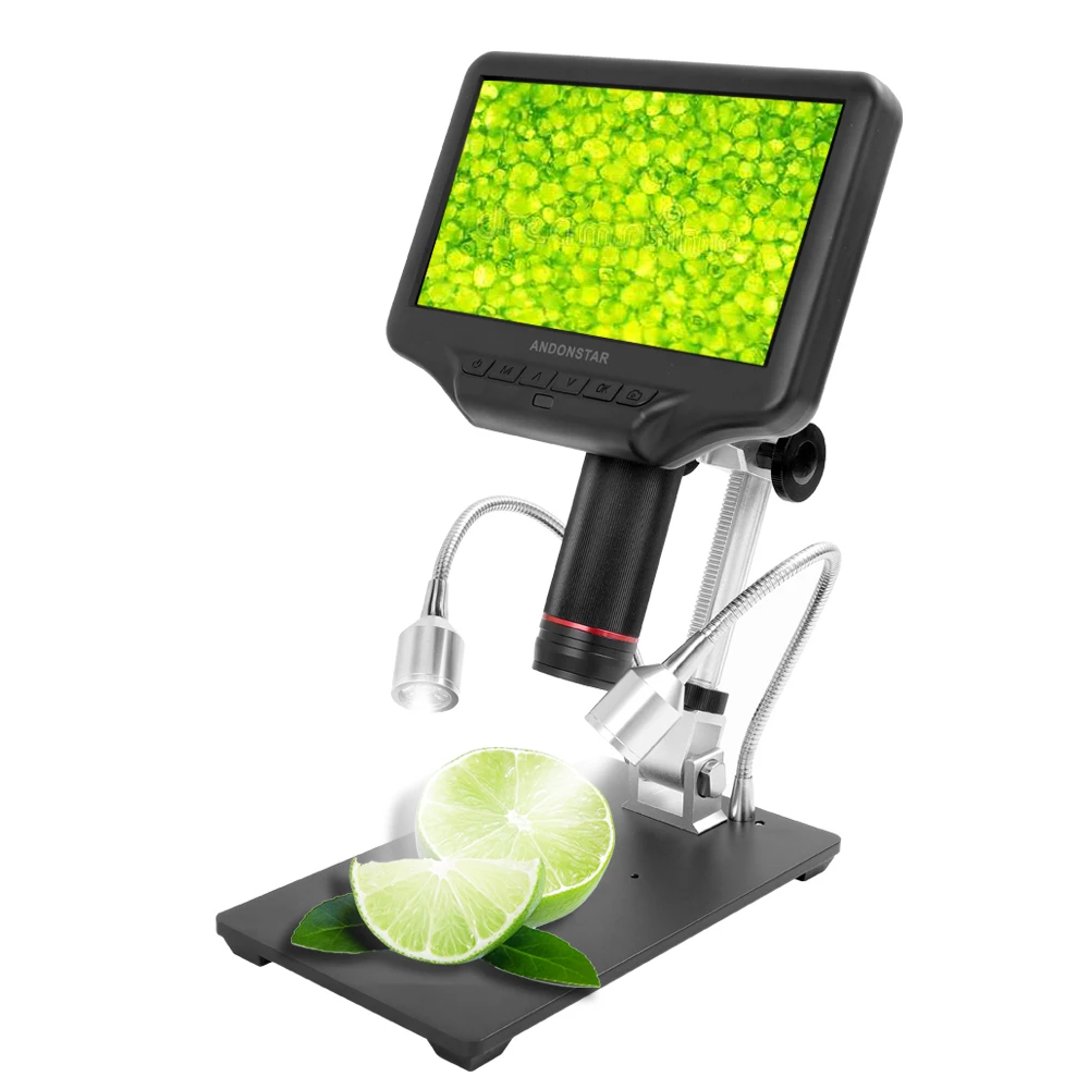 Цифровой микроскоп AD407 с экраном 7 дюймов для пайки разрешением 270X 1080P |