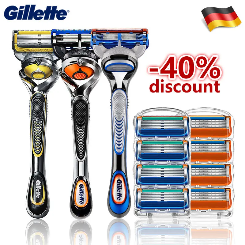 

Gillette Fusion 5 New Razor Proglide Original Proshield Safety Shaver Machine For Men Face Shave With Replaceable Blades