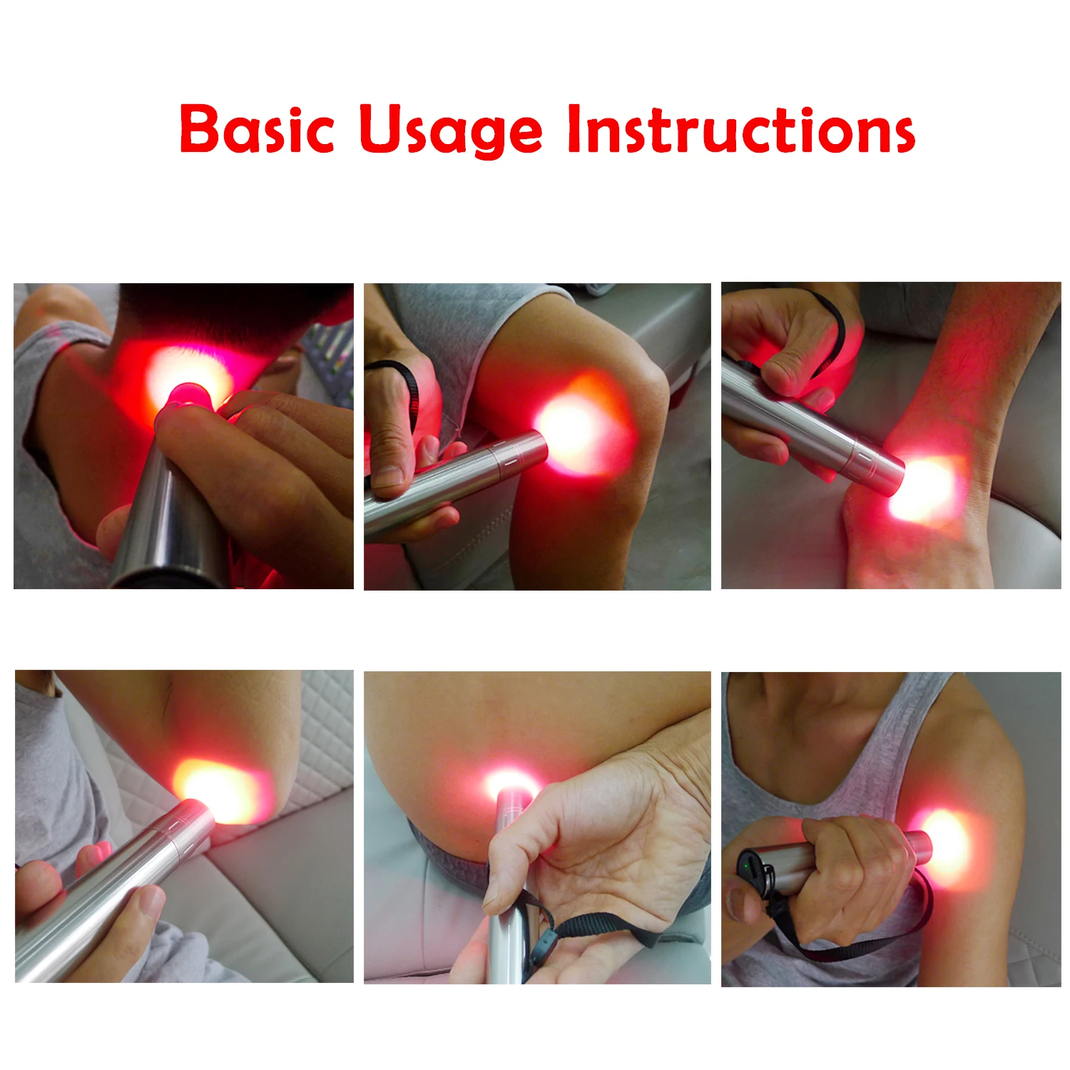 

Portable LED Red Infrared Light Therapy 660nm 630nm 850nm For Pain Relief