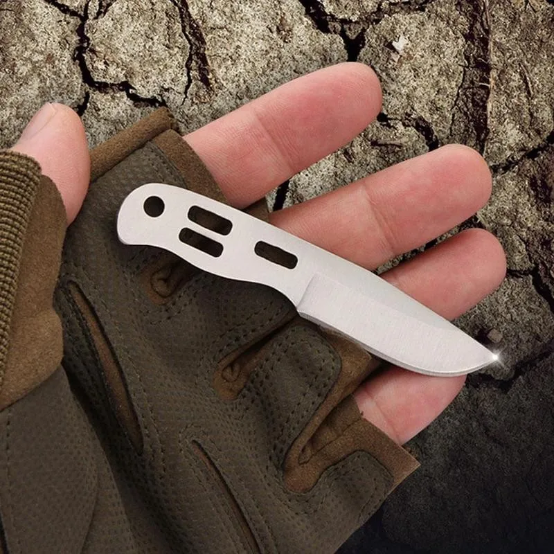 

EDC Outdoor Collapsible Necklace Knife Steel Mini Straight Tactical High Hardness Field Survival Folding Knifves Tool