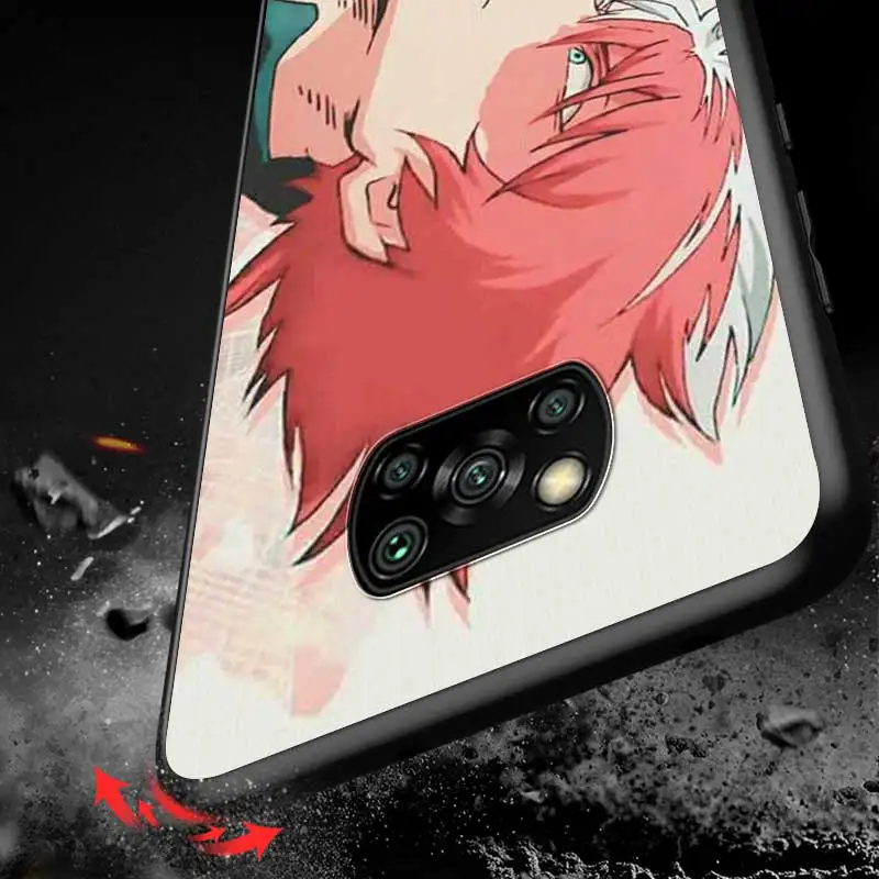

Anime My Hero Academia For Xiaomi Redmi K30 K30S Mi 10T Lite Pro Poco X3 NFC X2 M3 M2 F2 Pro C3 F1 Soft Black Phone Case