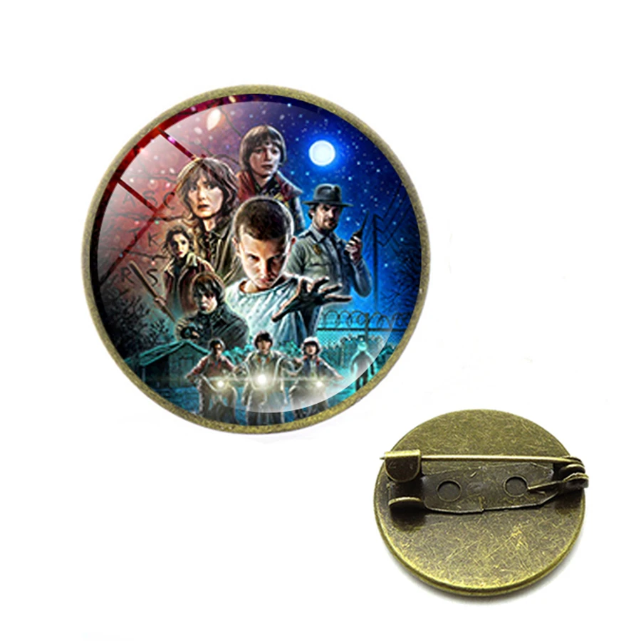 Необычные вещи заколки на пуговицах серия ТВ Eleven брошь друзья не лгут значок