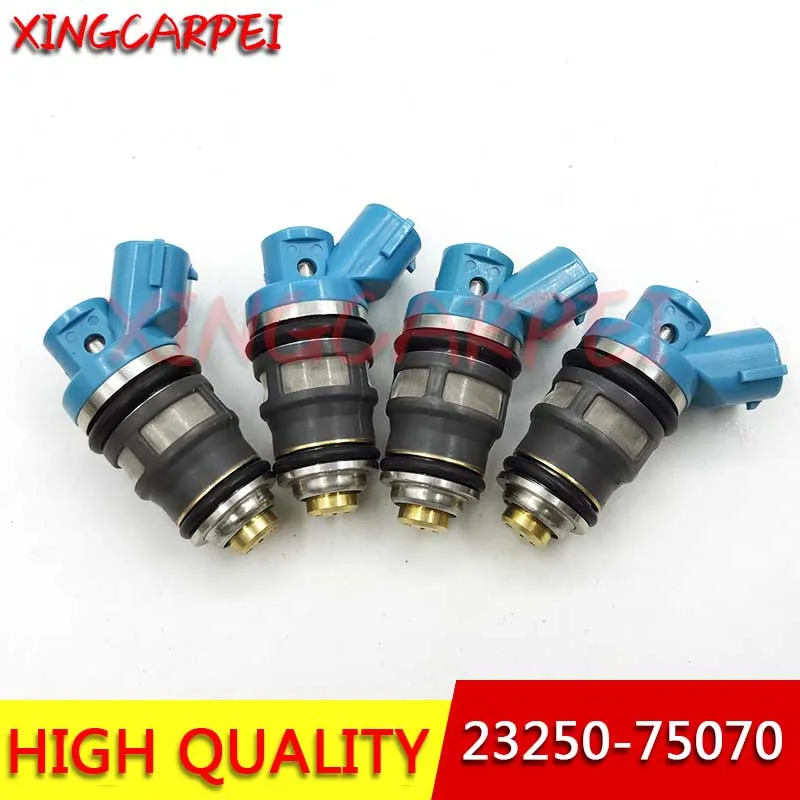 4 шт. 23250-75070 23209-79115 23209-75070 Авто топливный инжектор для Toyota Hiace Hilux TUV Dyna Regiusace Toyoace 1RZE |