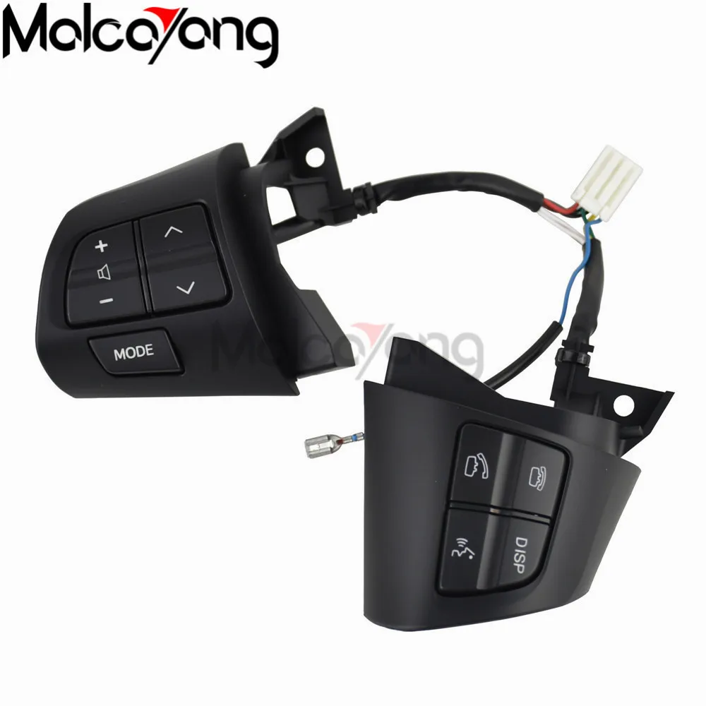 Для TOYOTA COROLLA 2007-2013 84250-02230 8425002230 Рулевое колесо Кнопка управления аудио серебристый и черный цвет