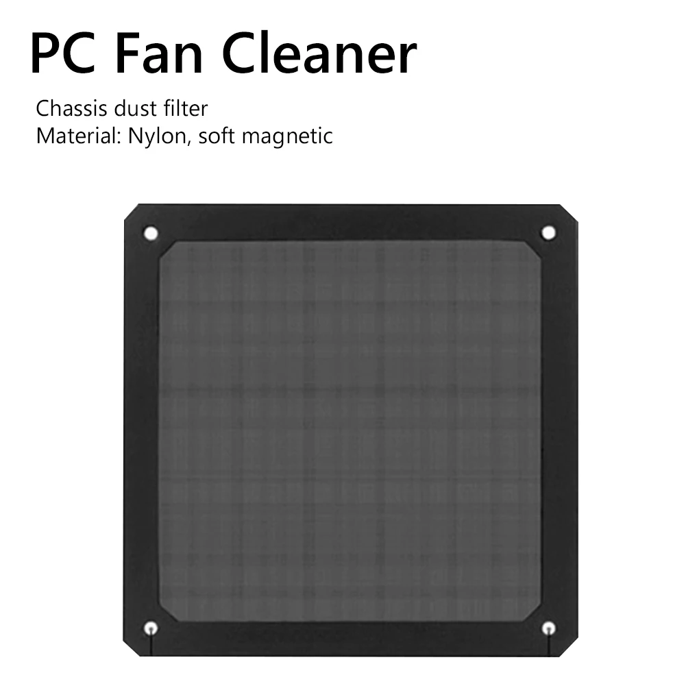 

8-14cm Magnetic Frame Dust Filter Dustproof Mesh Cover Net Guard with Hole for PC Computer Case Cooling Fan Power Supply NEW