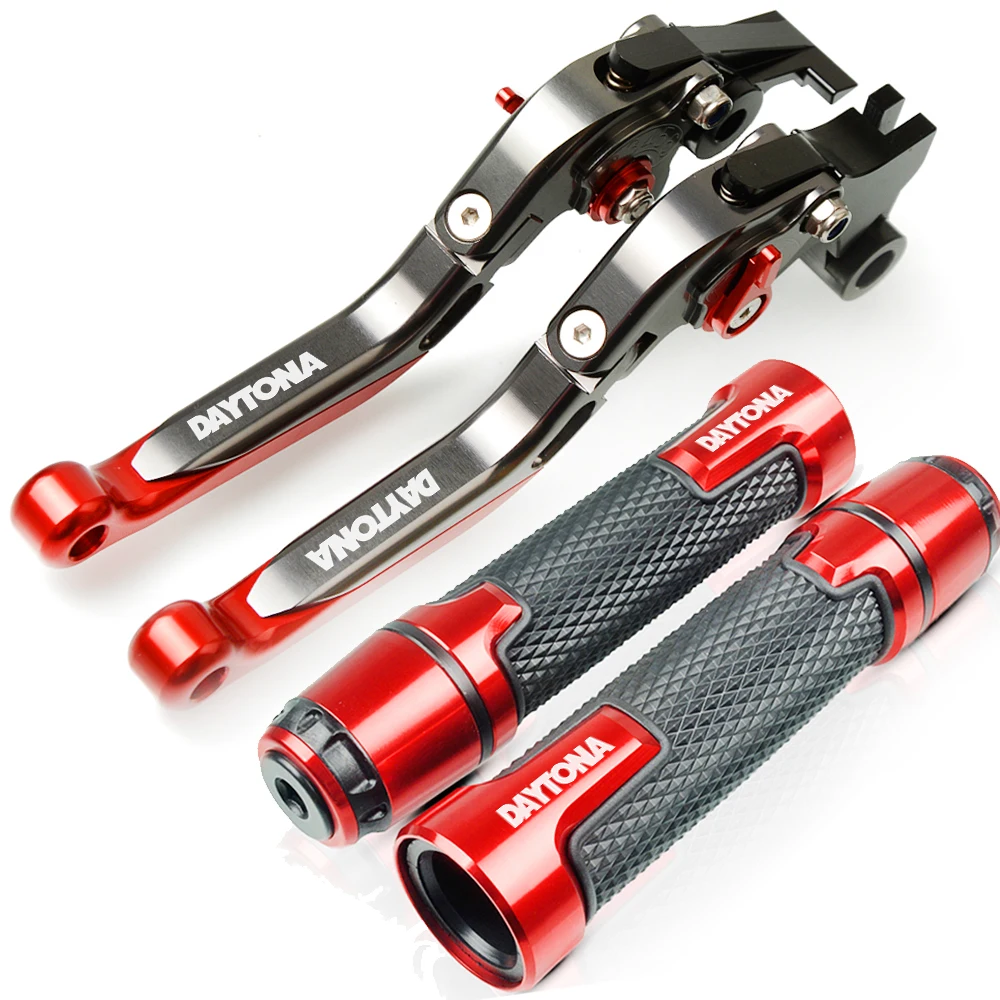 A Set of styles Для Triumph Daytona 600 650 2004 2005 Аксессуары для мотоциклов Выдвижная сцепные рычаги и руль штыри заканчивается - Цвет: A Set of styles