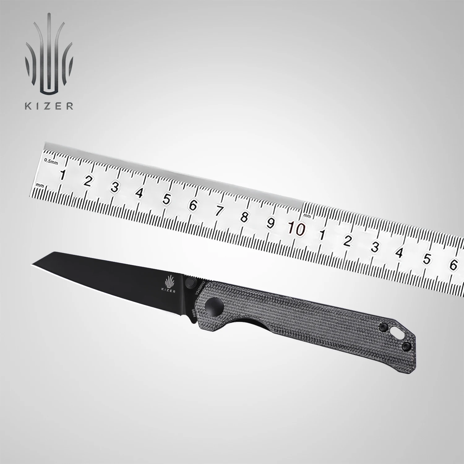 Карманный нож Kizer V3458RN1/V3458RN2/V3458RN3 мини 2021 новая ручка из микарты со стальным