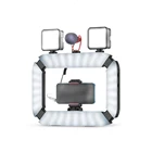 Ulanzi U200 кольцевой светильник видео светильник заполнить светильник для цифровых зеркальных фотокамер телефонов камеры selfie видео фото светильник с подставкой colde обуви 8500k