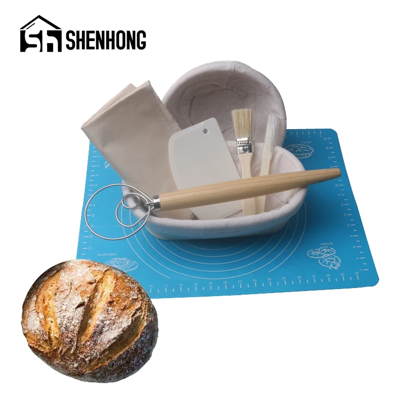 8 шт. багет SHENHONG Banneton Brotform корзины для защиты от бликов корзина из ротанга нож