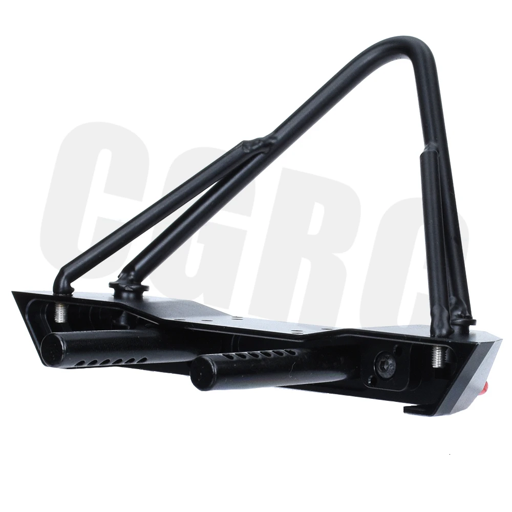 RC автомобиль CNC Металлические передние задние бамперы с запасной консоль с шиной для 1/10 RC Гусеничный TRX4 Defender Bronco Axial Scx10 90047 90046