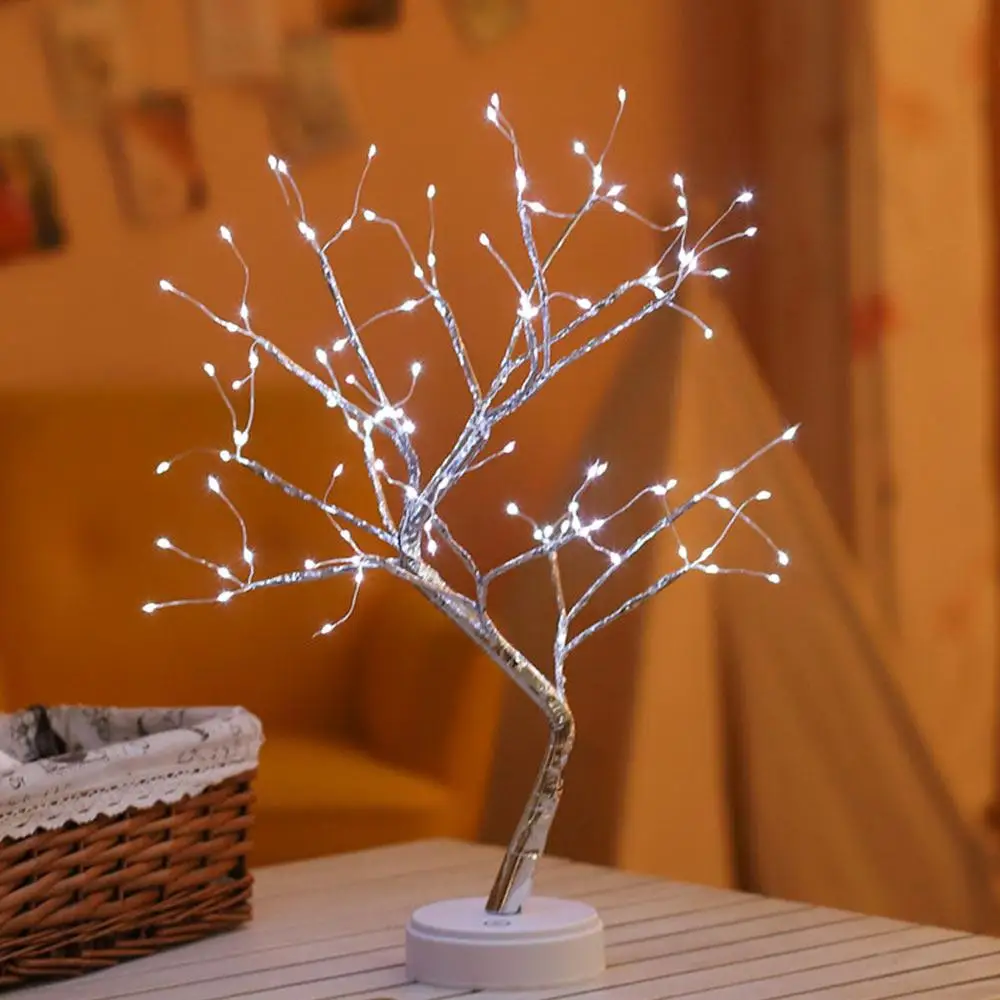 

USB Portable LED Night Light LED USB Table Lamp Decoration Home Colorful Tree Night Light Touch Switch