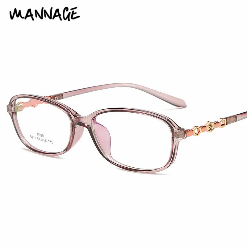 Модная оправа для очков TR90 может быть оснащена очками близорукости женские очки