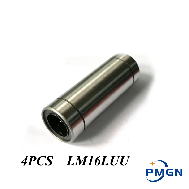 

Бесплатная доставка 4 шт./лот LM16LUU длинный тип 16 мм Высокое качество Линейный шарикоподшипник CNC части для 3D принтера LM16L