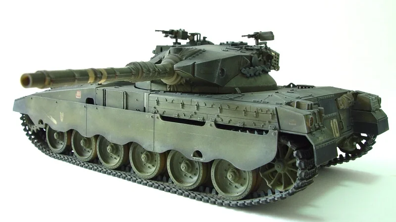 Tamiya 35127 масштаб 1/35 г. боевой танк из Израиля Меркава демонстрационная