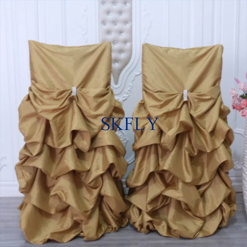 CH003M оптовая продажа изготовленный на заказ необычный с оборками тафта Свадебный