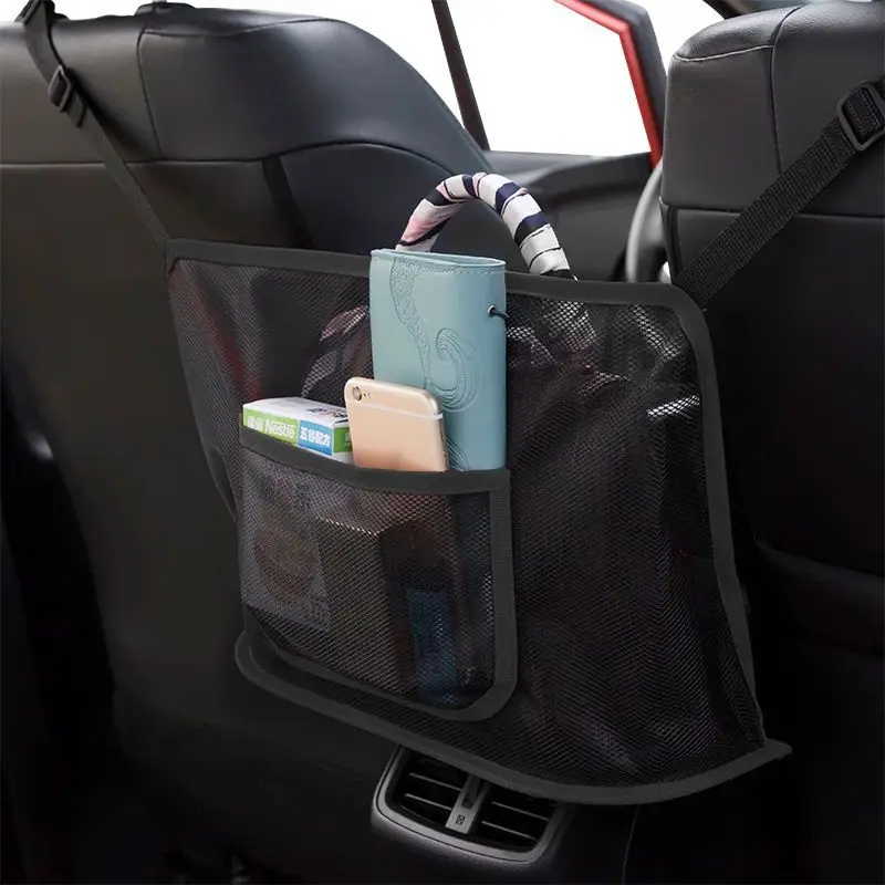 

Car Net Pocket Handbag Holder for Handbag Bag Documents Phone Valuable Items