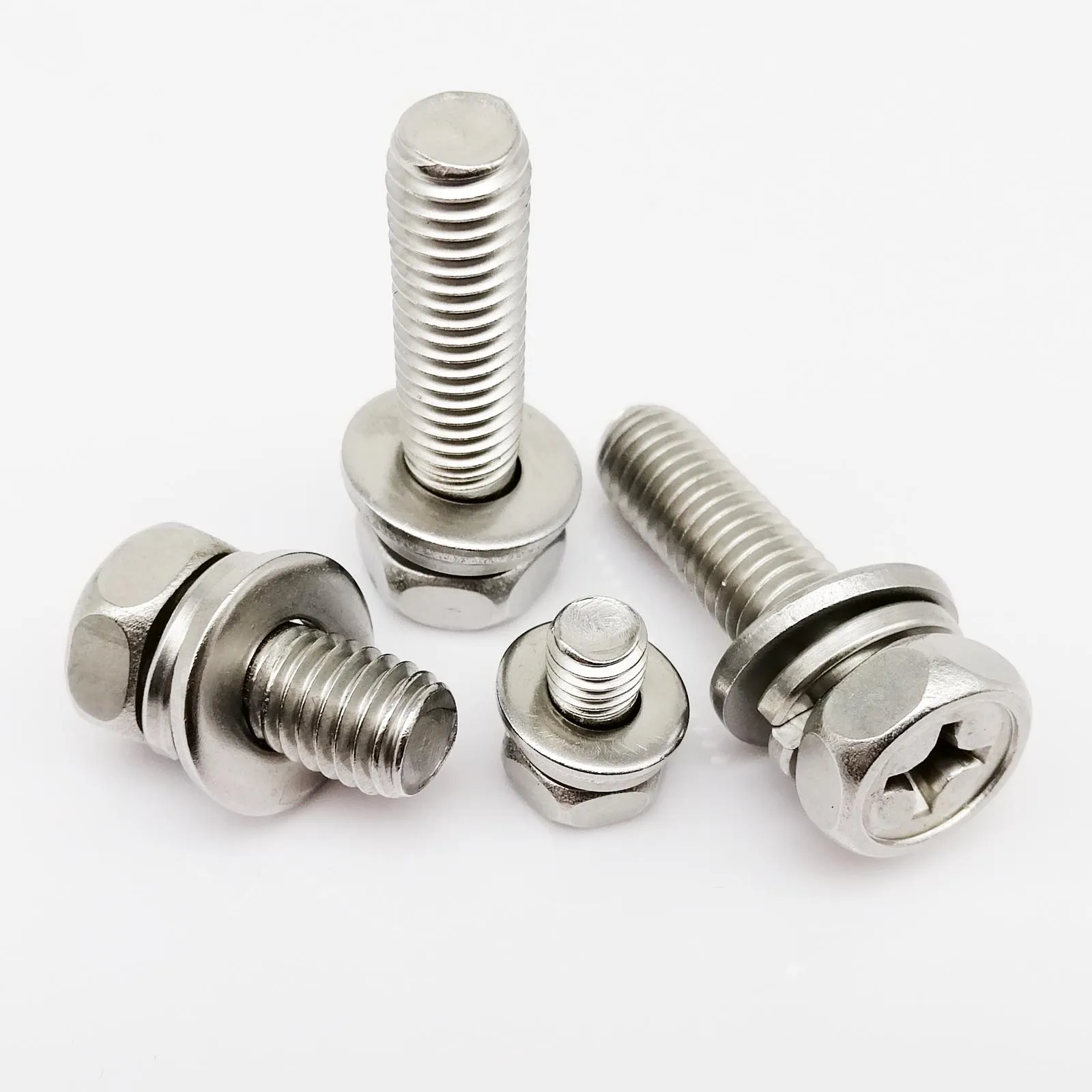 Винт плоский из нержавеющей стали M3 M4 M5 M6 M8 винт с шестигранной головкой И