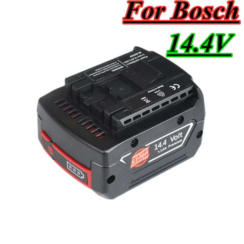 Аккумулятор литий-ионный 14 4 В 9800 мА · ч для аккумуляторной электродрели BOSCH BAT607