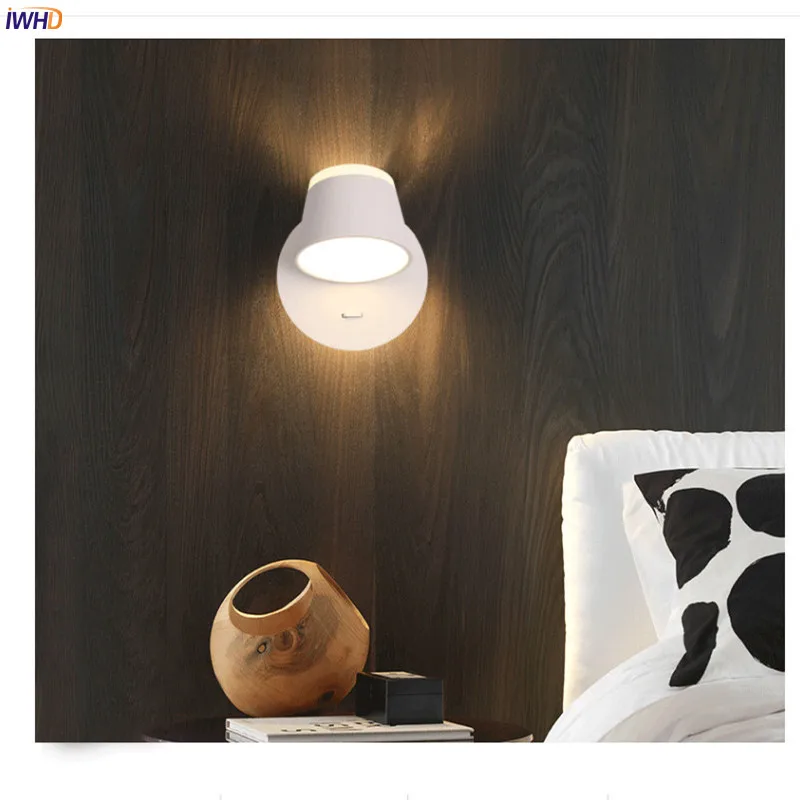 

LED Wall Lamp Modern Nordic Wandlamp Creative Adjustable Wall Lights Bedside Bathroom Indoor Lighting Applique Murale Luminaire